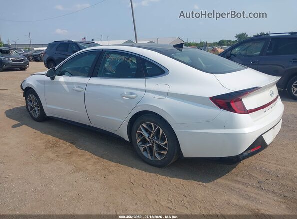 5NPEF4JAXMH078913 2021 HYUNDAI SONATA White Задня ліва чверть