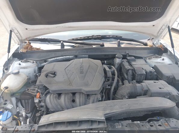 5NPEF4JAXMH078913 2021 HYUNDAI SONATA White Вид ззаду