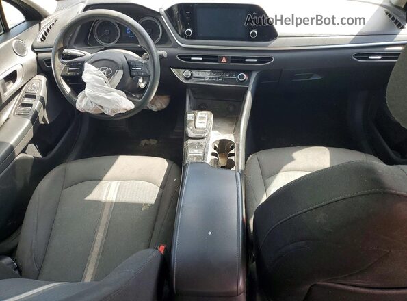 5NPEG4JA0MH077976 2021 HYUNDAI SONATA Black Widok deski rozdzielczej