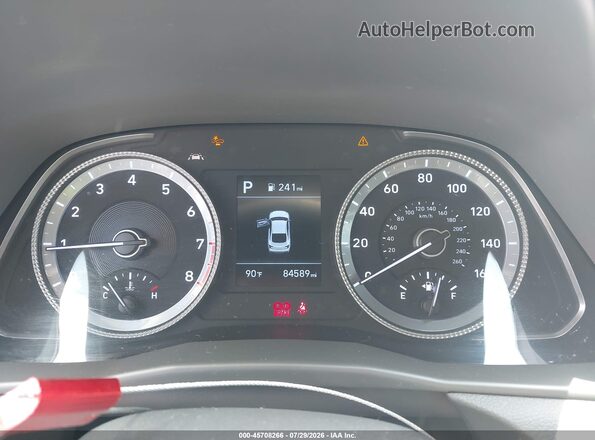5NPEG4JA0MH122530 2021 HYUNDAI SONATA White Widok tylnych siedzeń