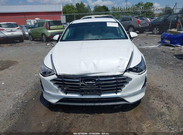 5NPEG4JA0MH122530 2021 HYUNDAI SONATA White Widok zestawu wskaźników