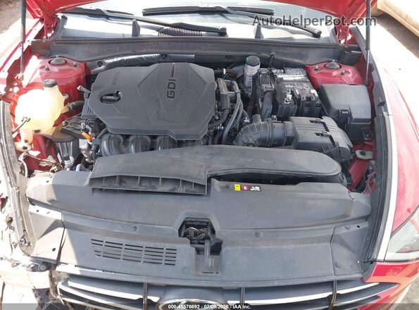 5NPEG4JA0NH142567 2022 HYUNDAI SONATA Red Vista trasera