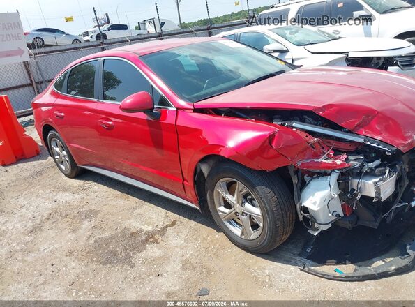 5NPEG4JA0NH142567 2022 HYUNDAI SONATA Red Vista interior trasera