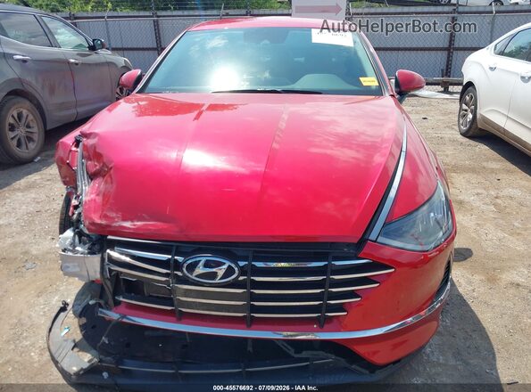 5NPEG4JA0NH142567 2022 HYUNDAI SONATA Red Vista del cuadro de instrumentos