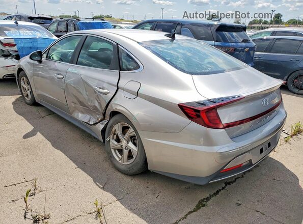 5NPEG4JA2MH066199 2021 HYUNDAI SONATA Silver Rear left