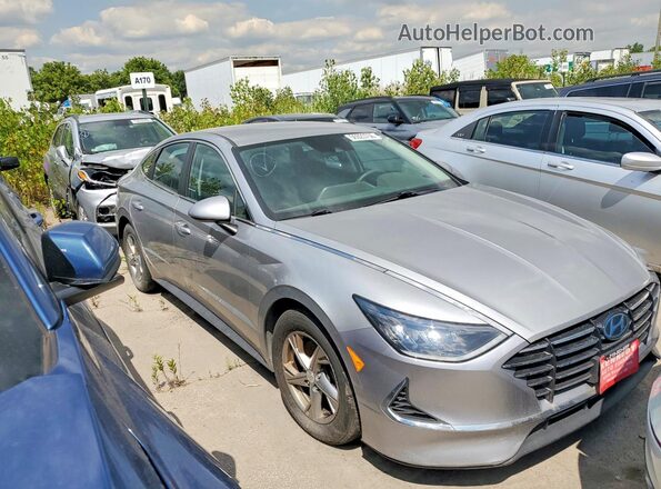 5NPEG4JA2MH066199 2021 HYUNDAI SONATA Silver Front right