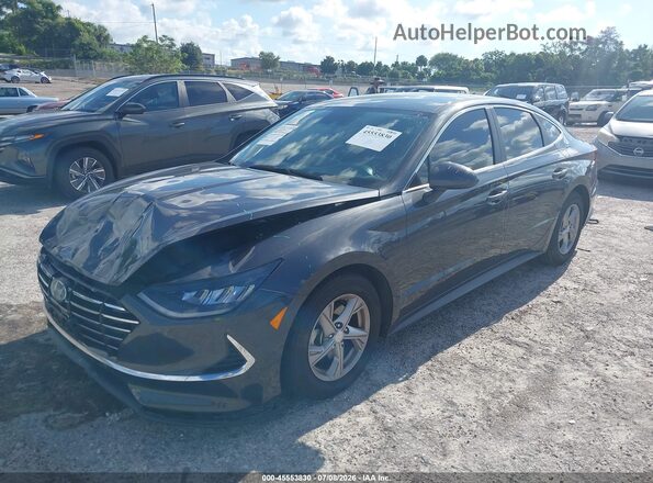 5NPEG4JA2MH068051 2021 HYUNDAI SONATA Серый Передняя левая четверть