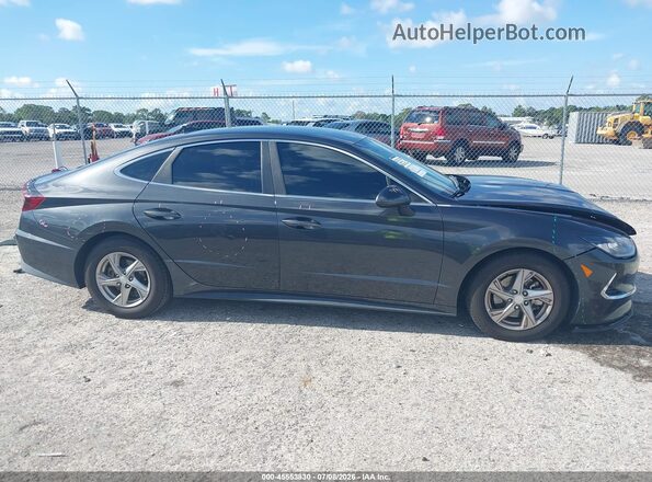 5NPEG4JA2MH068051 2021 HYUNDAI SONATA Серый Вид задней части салона