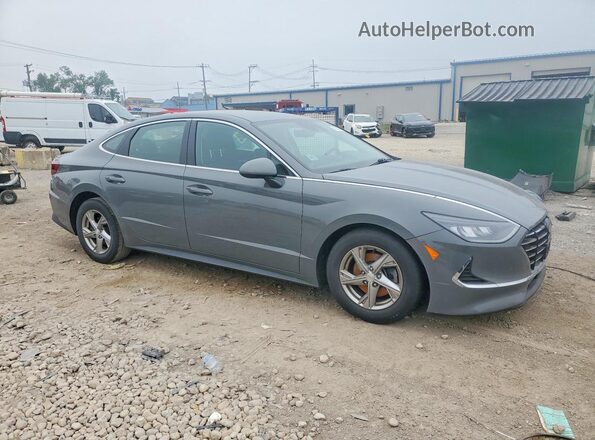 5NPEG4JA2MH076733 2021 HYUNDAI SONATA Серый Передняя правая четверть