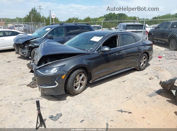 5NPEG4JA2NH134907 2022 HYUNDAI SONATA Серый Передняя левая четверть