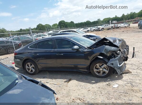 5NPEG4JA2NH134907 2022 HYUNDAI SONATA Серый Вид задней части салона