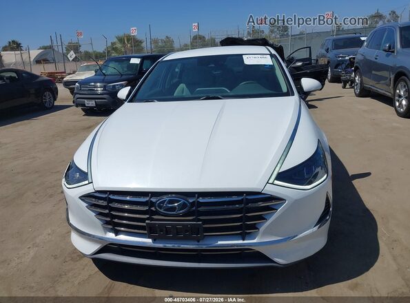 5NPEG4JA3LH043173 2020 HYUNDAI SONATA Белый Вид щитка приборов