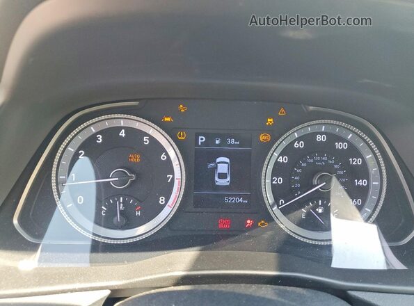 5NPEG4JA4LH024213 2020 HYUNDAI SONATA Silver Vista del cuadro de instrumentos