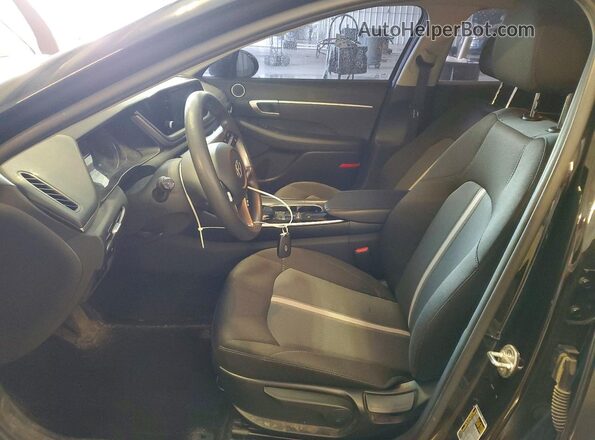 5NPEG4JA5LH050271 2020 HYUNDAI SONATA Черный Вид салона спереди