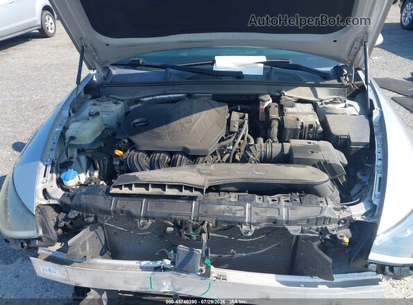 5NPEG4JA6MH082132 2021 HYUNDAI SONATA Gray უკანა ხედი