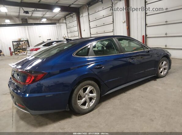 5NPEG4JA8LH047154 2020 HYUNDAI SONATA Blue Задня права чверть