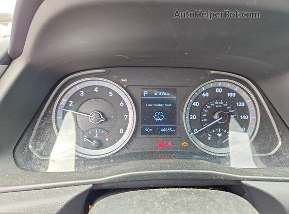 5NPEG4JA8NH142512 2022 HYUNDAI SONATA Black Вид щитка приладів