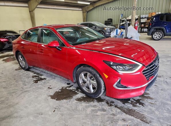 5NPEG4JAXMH065933 2021 HYUNDAI SONATA Red Delantero derecho