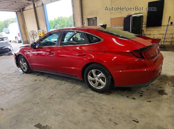5NPEG4JAXMH065933 2021 HYUNDAI SONATA Red Trasero izquierdo