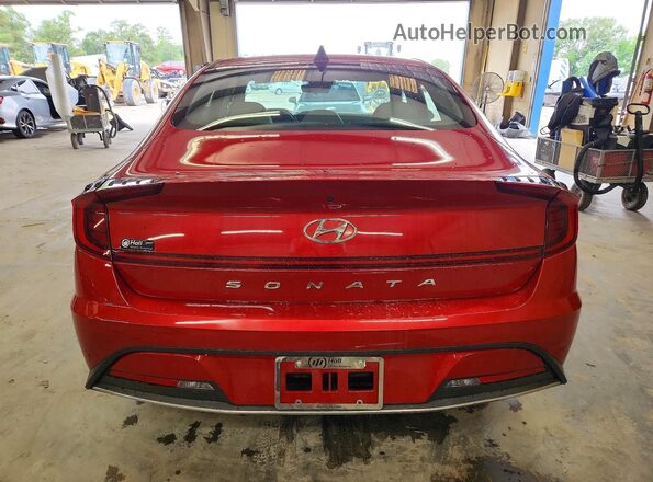 5NPEG4JAXMH065933 2021 HYUNDAI SONATA Red Vista trasera