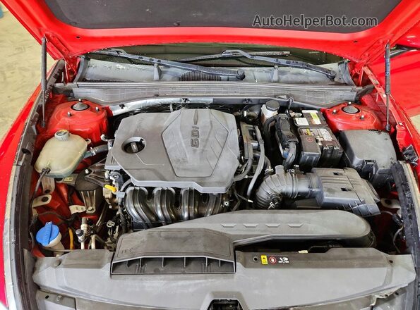5NPEG4JAXMH065933 2021 HYUNDAI SONATA Red Vista interior trasera