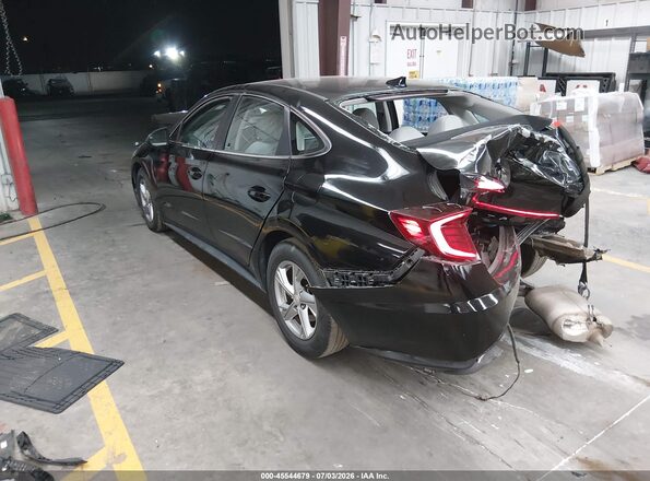 5NPEG4JAXMH068752 2021 HYUNDAI SONATA Black უკანა მარცხენა