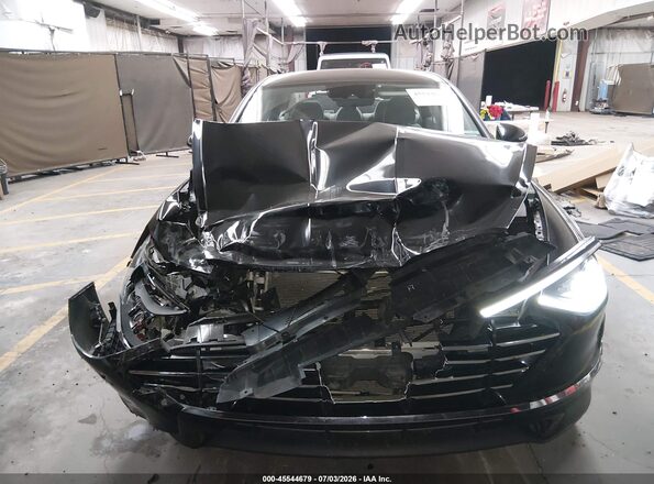 5NPEG4JAXMH068752 2021 HYUNDAI SONATA Black უკანა სალონის ხედი