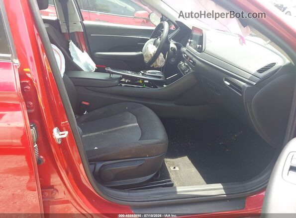5NPEG4JAXMH073112 2021 HYUNDAI SONATA Red Front interior view