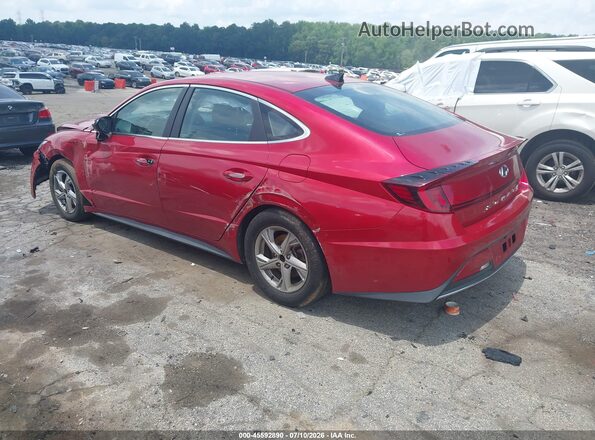 5NPEG4JAXMH073112 2021 HYUNDAI SONATA Red Rear left