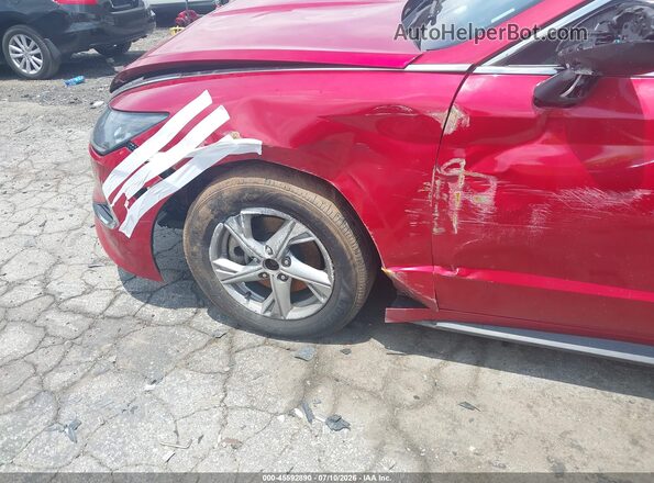 5NPEG4JAXMH073112 2021 HYUNDAI SONATA Red Front view