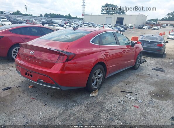 5NPEG4JAXMH073112 2021 HYUNDAI SONATA Red Rear right