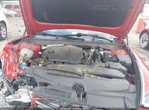 5NPEG4JAXMH073112 2021 HYUNDAI SONATA Red Rear view