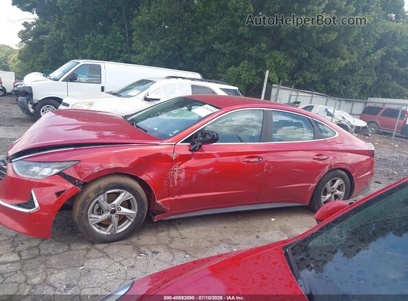 5NPEG4JAXMH073112 2021 HYUNDAI SONATA Red 360 interior view