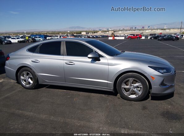 5NPEG4JAXMH087978 2021 HYUNDAI SONATA Серебряный Вид задней части салона