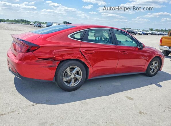 5NPEG4JAXMH117917 2021 HYUNDAI SONATA Red Trasero derecho
