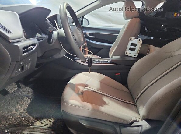 5NPEG4JAXMH124544 2021 HYUNDAI SONATA Blue Widok wnętrza z przodu
