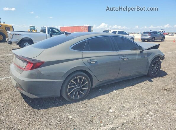 5NPEH4J20LH011576 2020 HYUNDAI SONATA Gray Հետևի աջ