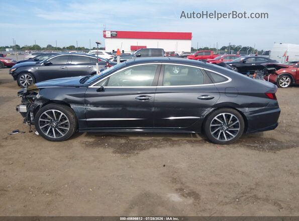 5NPEH4J20MH076106 2021 HYUNDAI SONATA Серый Панорамный вид салона 360°