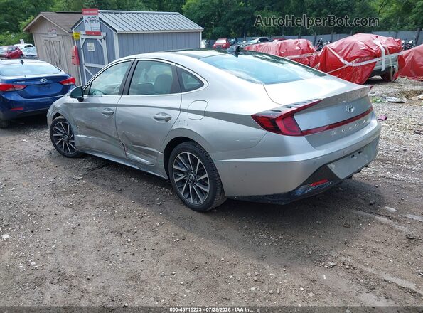 5NPEH4J21LH047101 2020 HYUNDAI SONATA Silver Հետևի ձախ