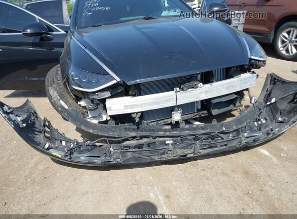 5NPEH4J21MH090581 2021 HYUNDAI SONATA Black Դիմացի տեսք