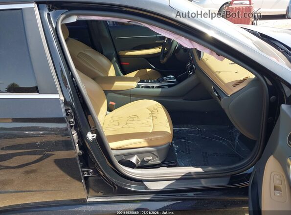 5NPEH4J21MH090581 2021 HYUNDAI SONATA Black Սալոնի դիմացի տեսք