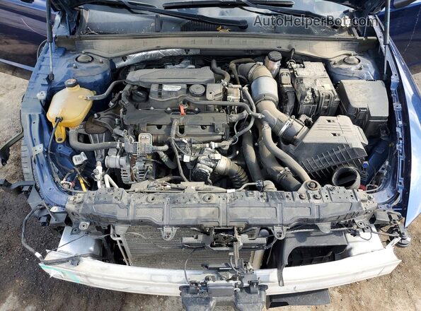 5NPEH4J21NH138517 2022 HYUNDAI SONATA Blue უკანა სალონის ხედი