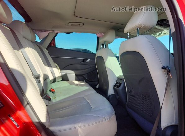 5NPEH4J22LH018030 2020 HYUNDAI SONATA Красный Вид задних сидений
