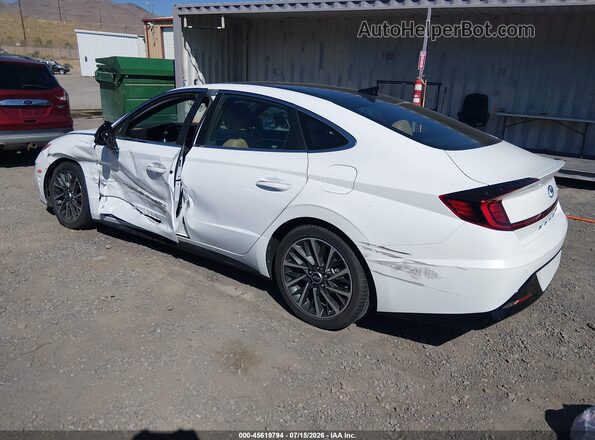 5NPEH4J22LH052596 2020 HYUNDAI SONATA White Tył lewy