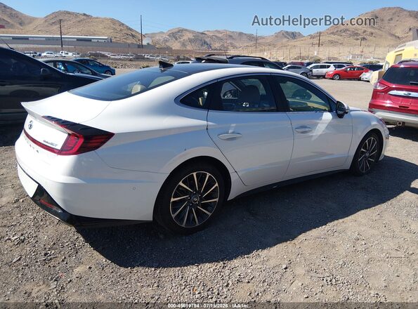 5NPEH4J22LH052596 2020 HYUNDAI SONATA White Tył prawy