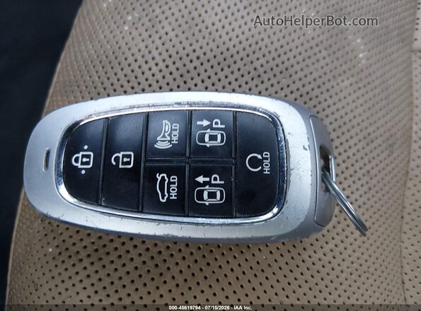 5NPEH4J22LH052596 2020 HYUNDAI SONATA White Widok deski rozdzielczej