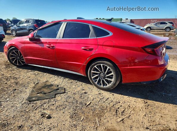 5NPEH4J23LH011751 2020 HYUNDAI SONATA Red Задня ліва чверть