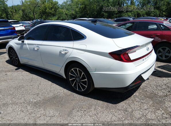 5NPEH4J23LH013001 2020 HYUNDAI SONATA White Tył lewy