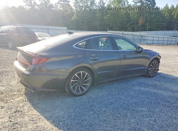 5NPEH4J23LH020045 2020 HYUNDAI SONATA Угольный Задняя правая четверть