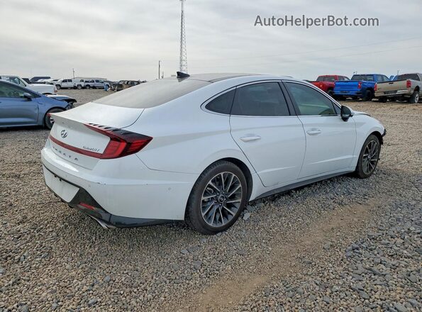 5NPEH4J23LH043812 2020 HYUNDAI SONATA Белый Задняя правая четверть